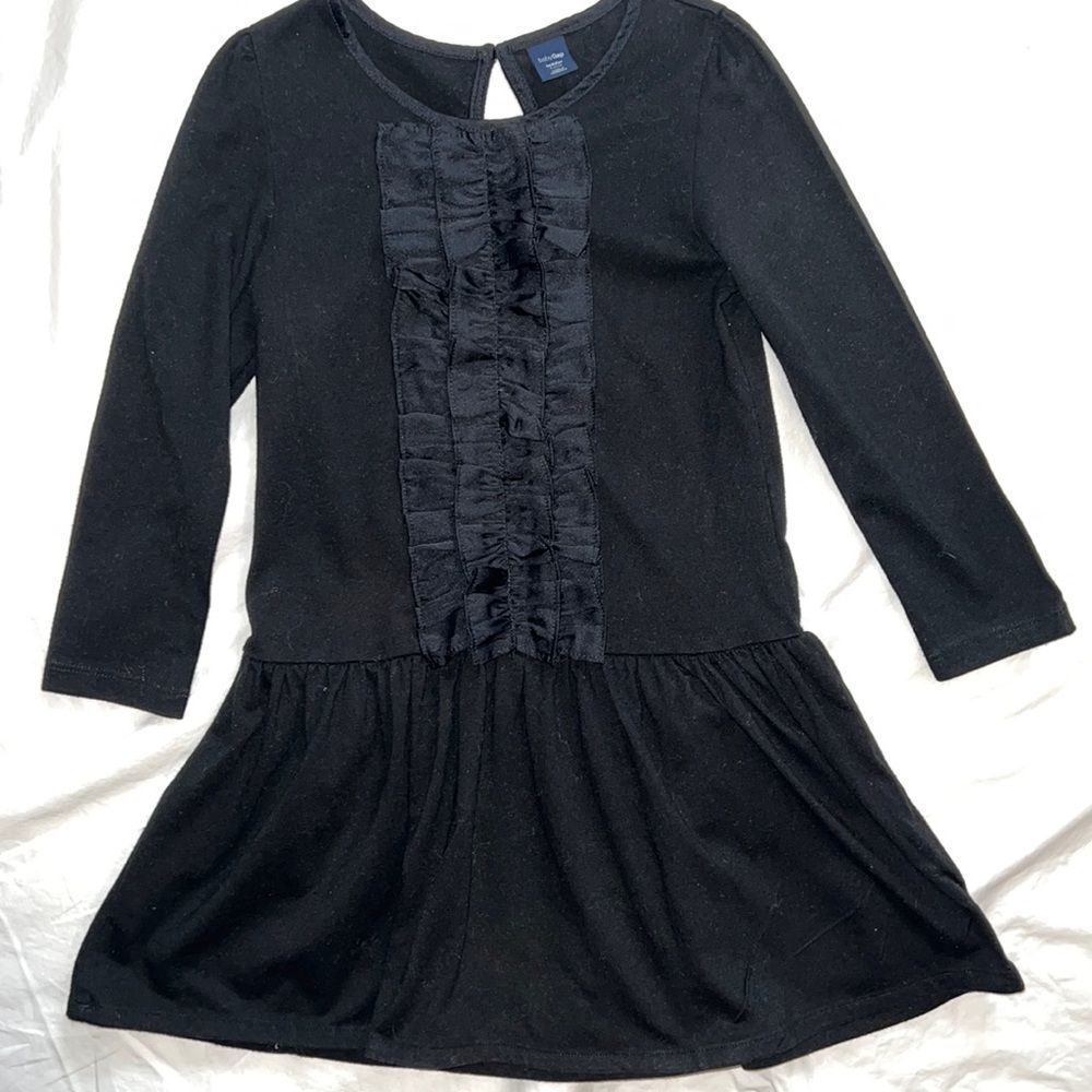 EUC Classic Black cotton dress Gap toddler size 4. EUC Gap Dress Girls
